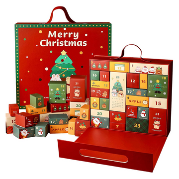 Calendrier de l'Avent à remplir avec 24 boîtes vides emballage de noël à remplir soi-même pour hommes femmes et enfants DIY noël